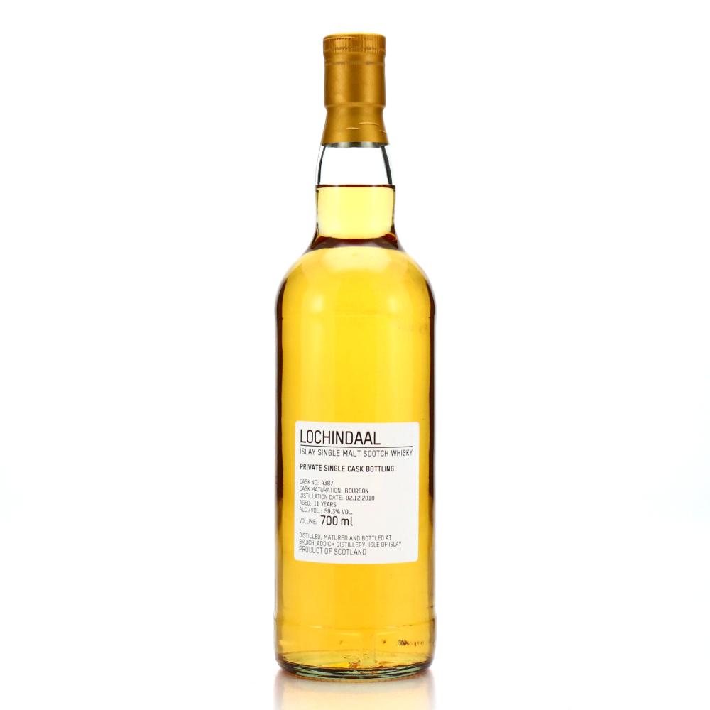 Lochindaal 2010 Private Bourbon Cask 11 Year Old #4387