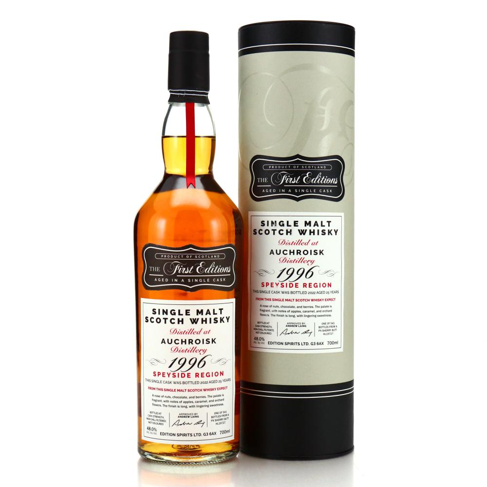 Auchroisk 1996 First Editions 25 Year Old