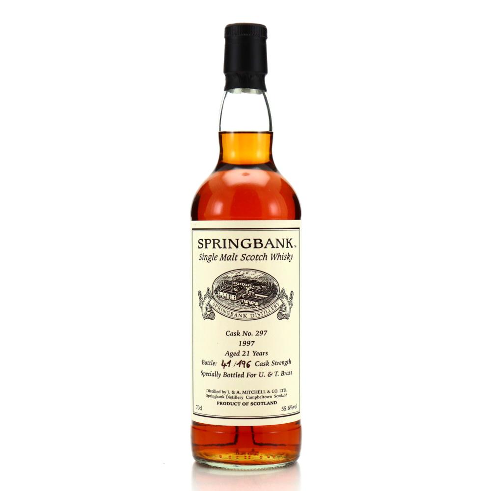Springbank 1997 Private Sherry Cask 21 Year Old #297 / U & T Brass