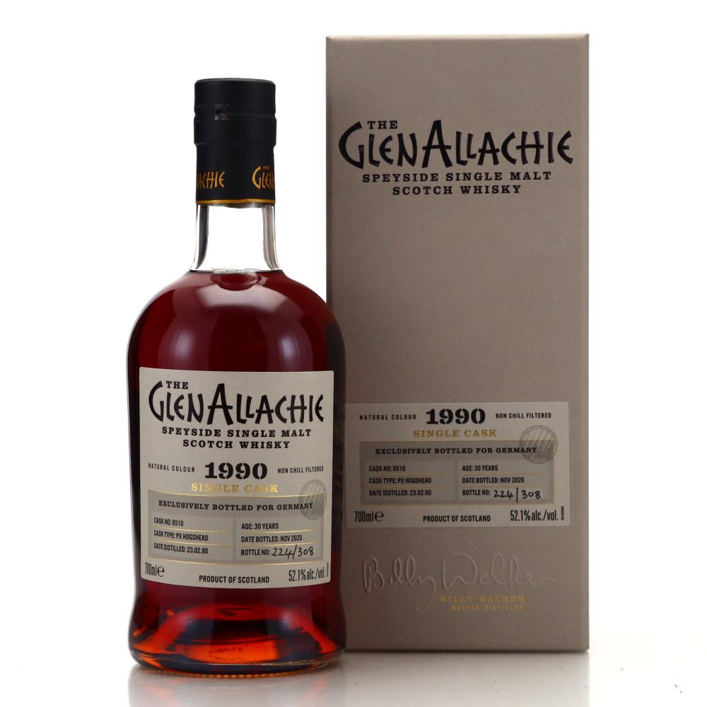 Glenallachie 1990 Single Cask 30 Year Old #6510