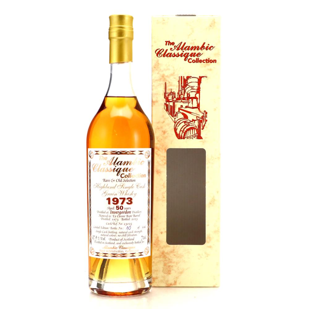 Invergordon 1973 Alambic Classique 50 Year Old Ex-Caroni Cask Finish
