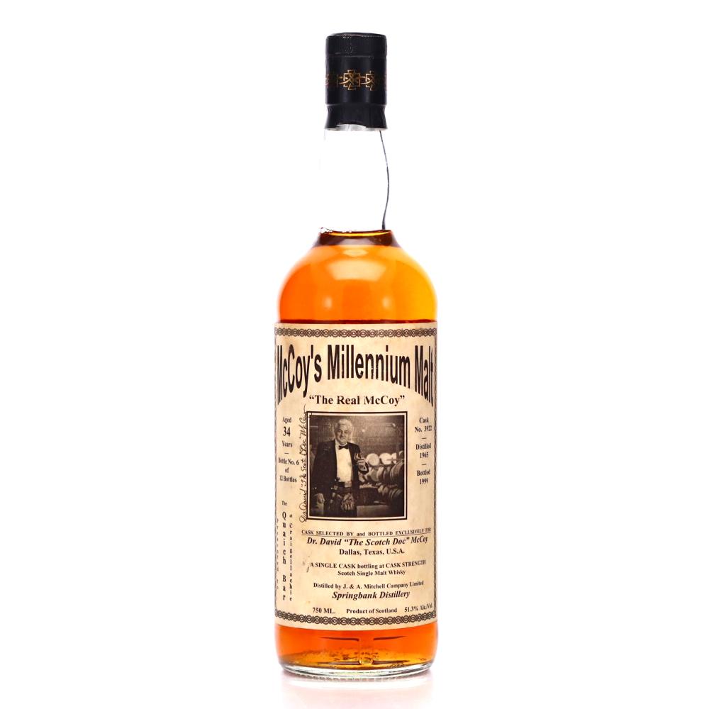Image for Springbank 1965 McCoy's Millennium Malt 34 Year Old #3922