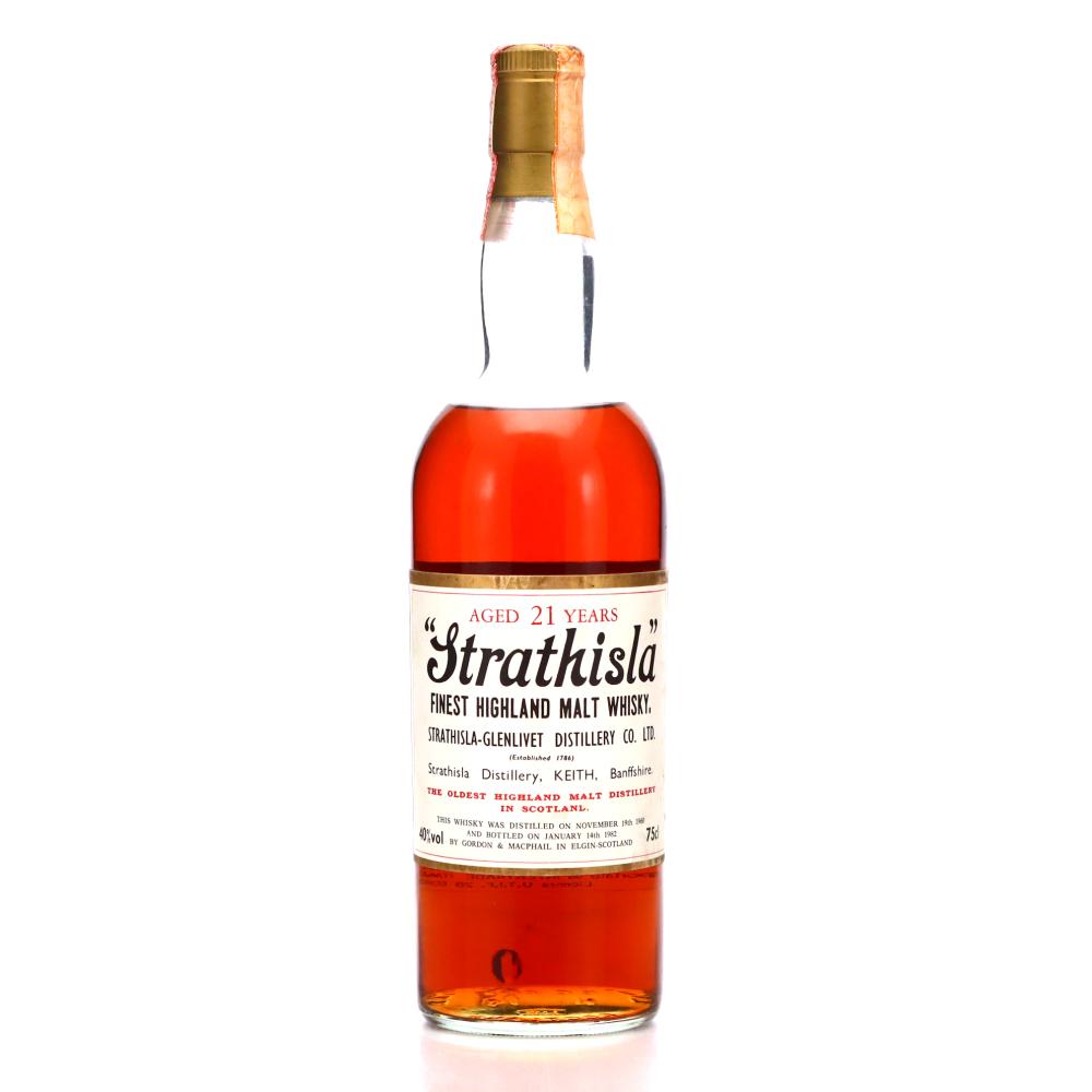 Strathisla 1960 Gordon and MacPhail 21 Year Old / Signed by Nadi Fiori