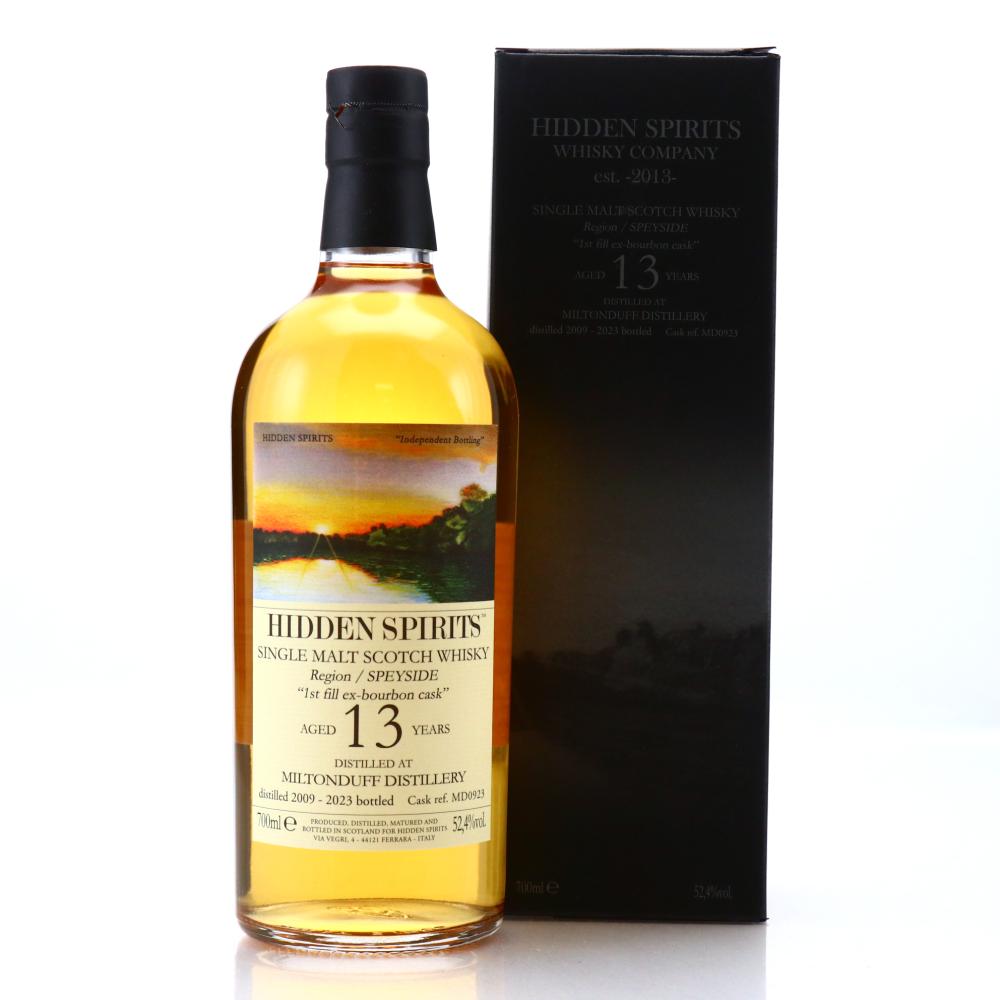 Miltonduff 2009 Hidden Spirits 13 Year Old