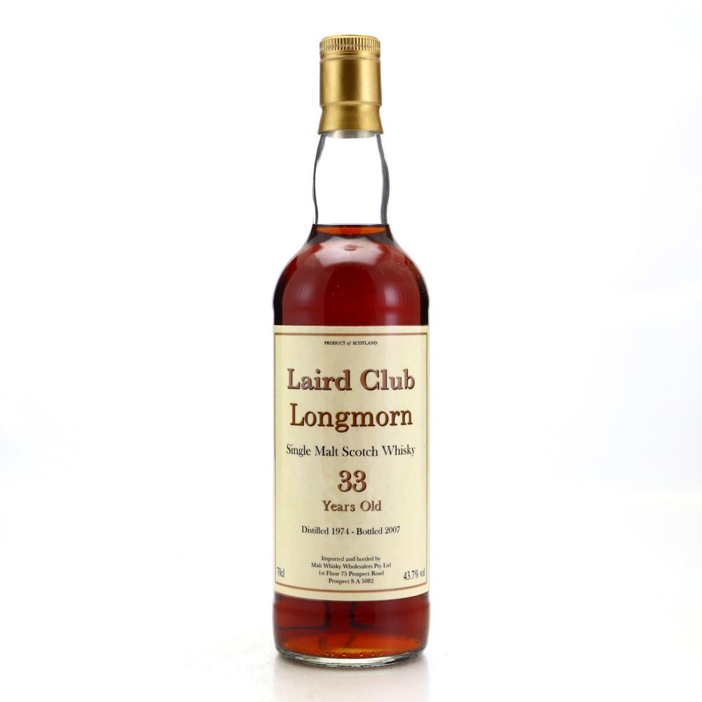 Longmorn 1974 Laird Club 33 Year Old