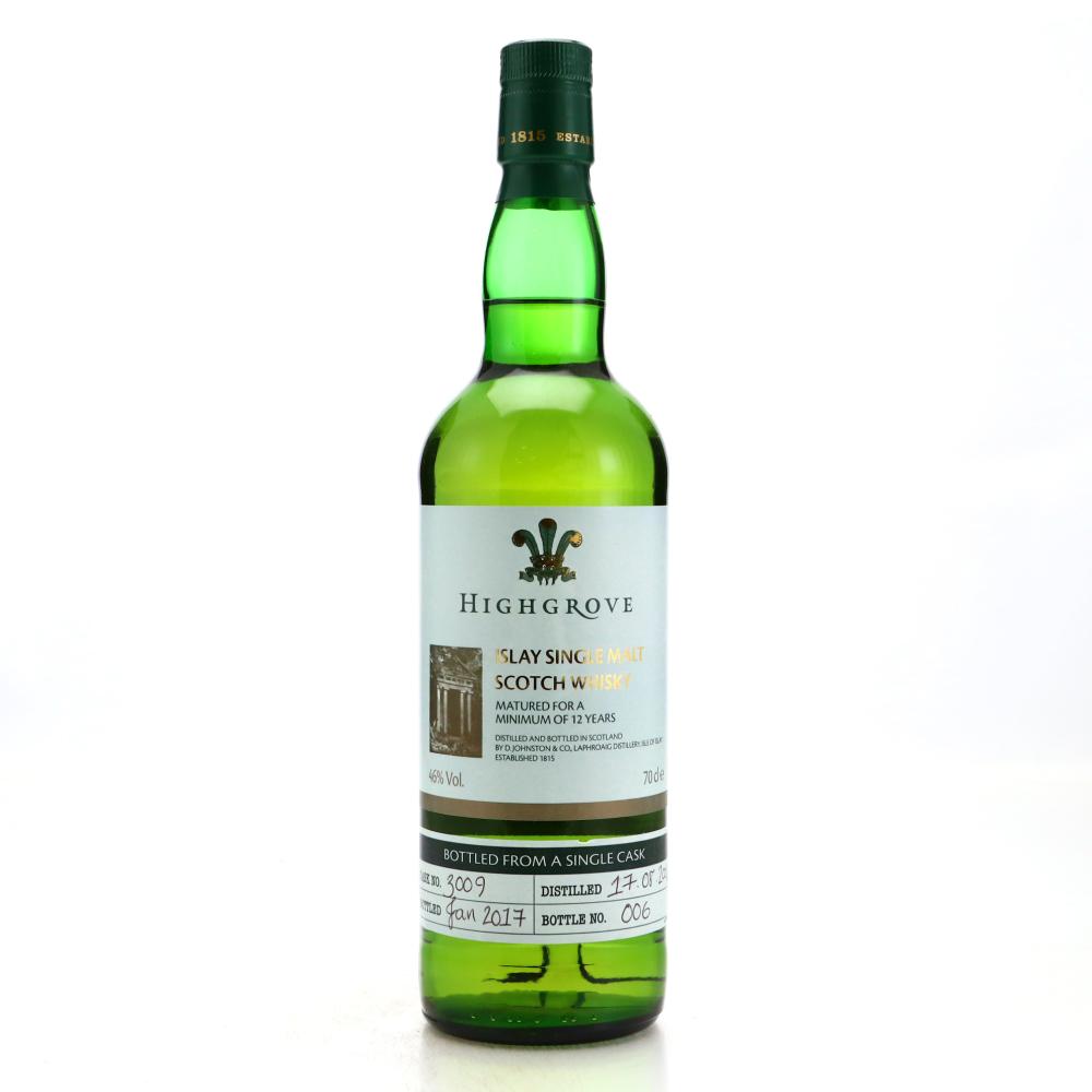 Laphroaig 2004 Highgrove 12 Year Old Single Cask #3009