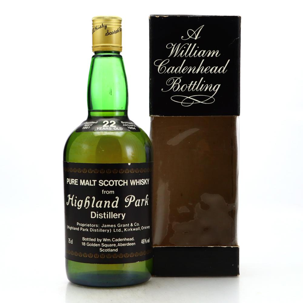 Highland Park 1961 Cadenhead's 22 Year Old / Scoma Import