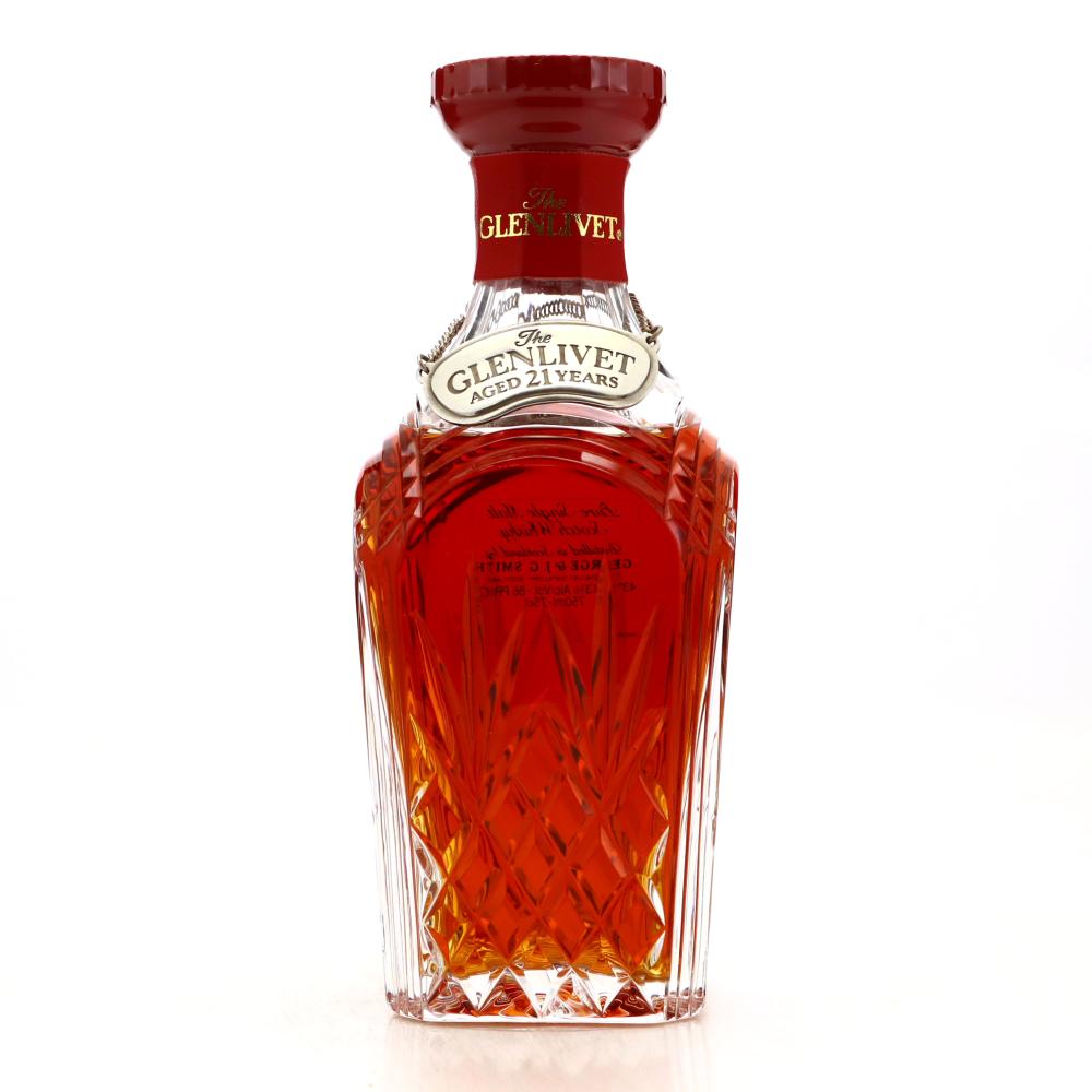 Glenlivet 21 Year Old Stuart Crystal Decanter 75cl