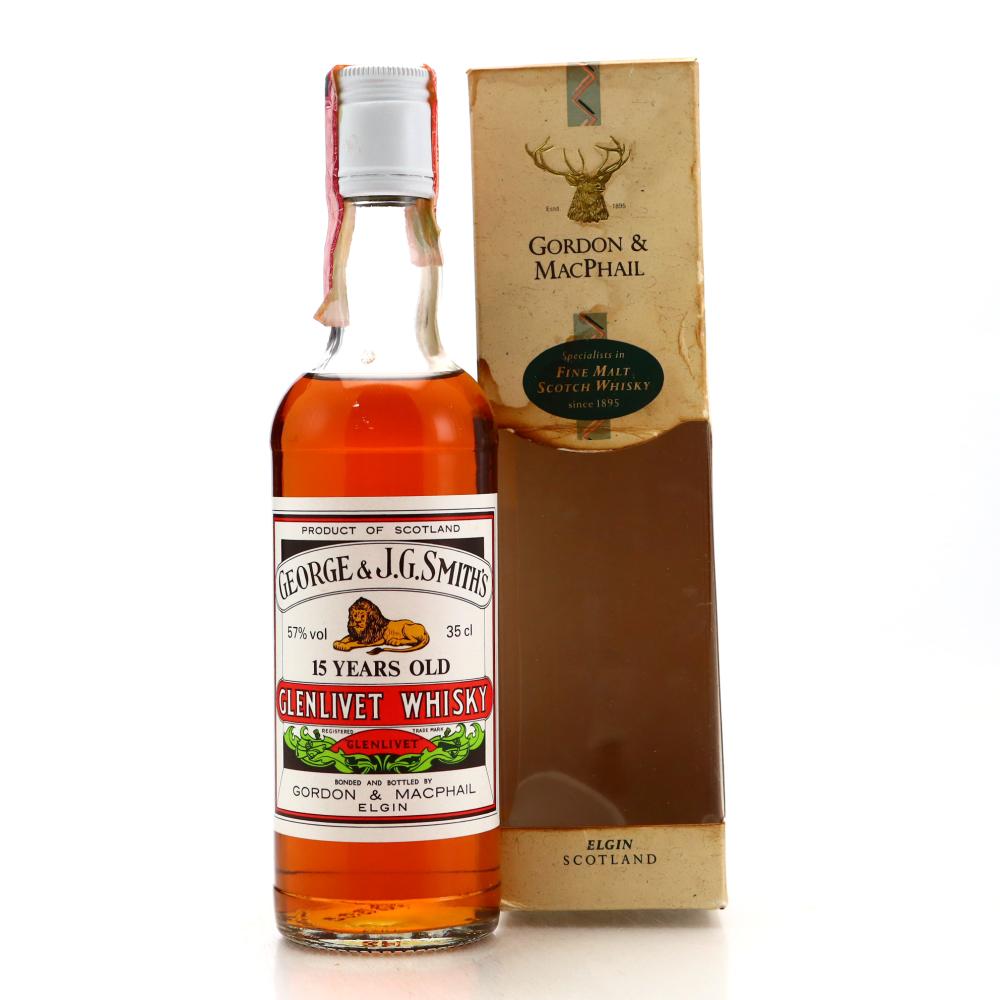 Glenlivet 15 Year Old Gordon and MacPhail 57% 35cl 1990s