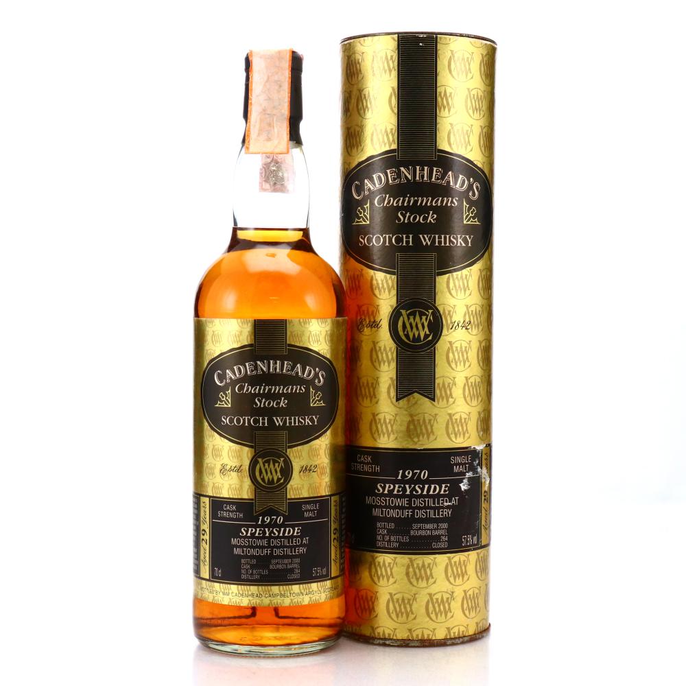 Mosstowie 1970 Cadenhead's 29 Year Old Chairman's Stock