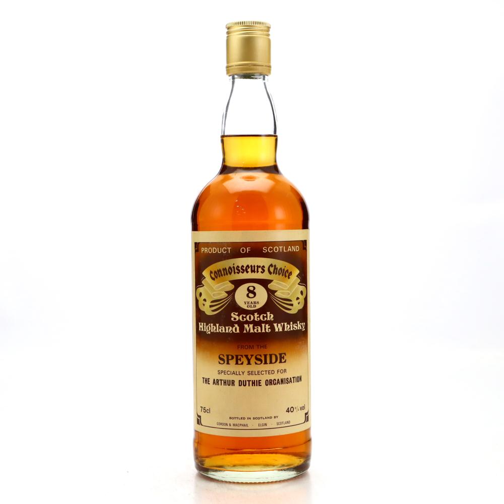 Speyside Single Malt 8 Year Old Gordon and MacPhail / Arthur Duthie Organisation