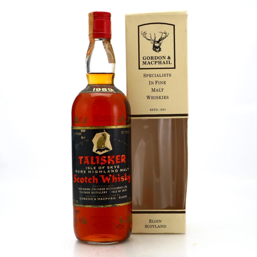 Talisker 1959 Gordon and MacPhail 70 Proof