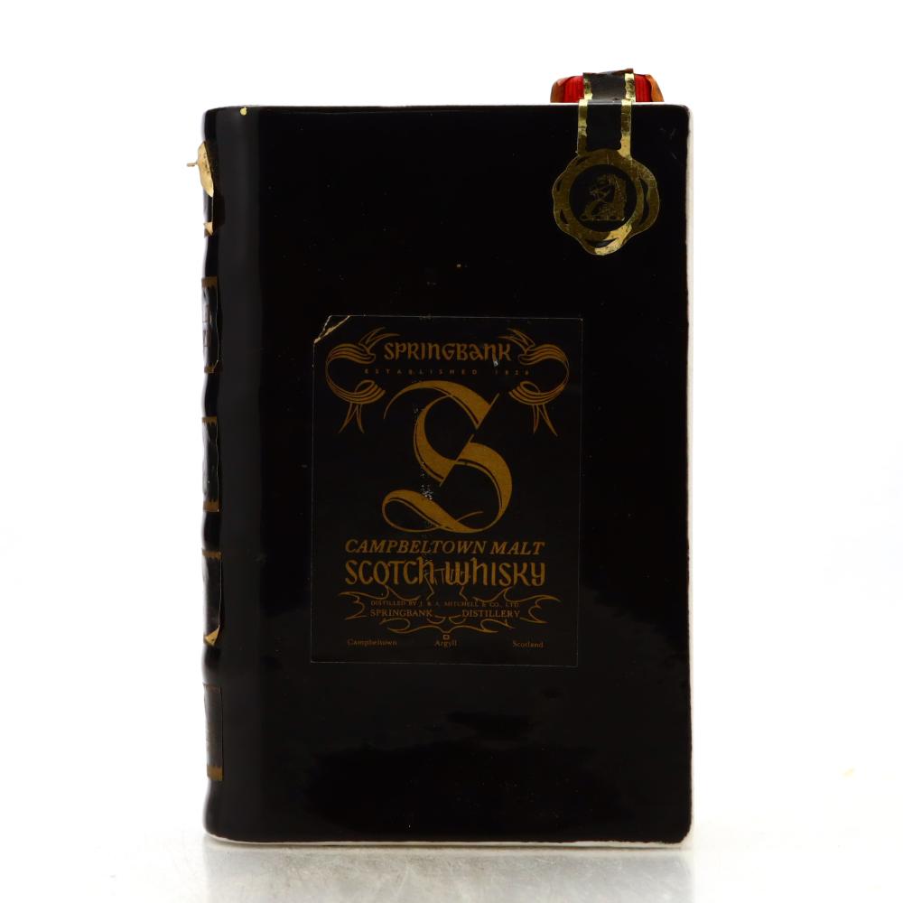 Springbank 12 Year Old Book Decanter Vol I