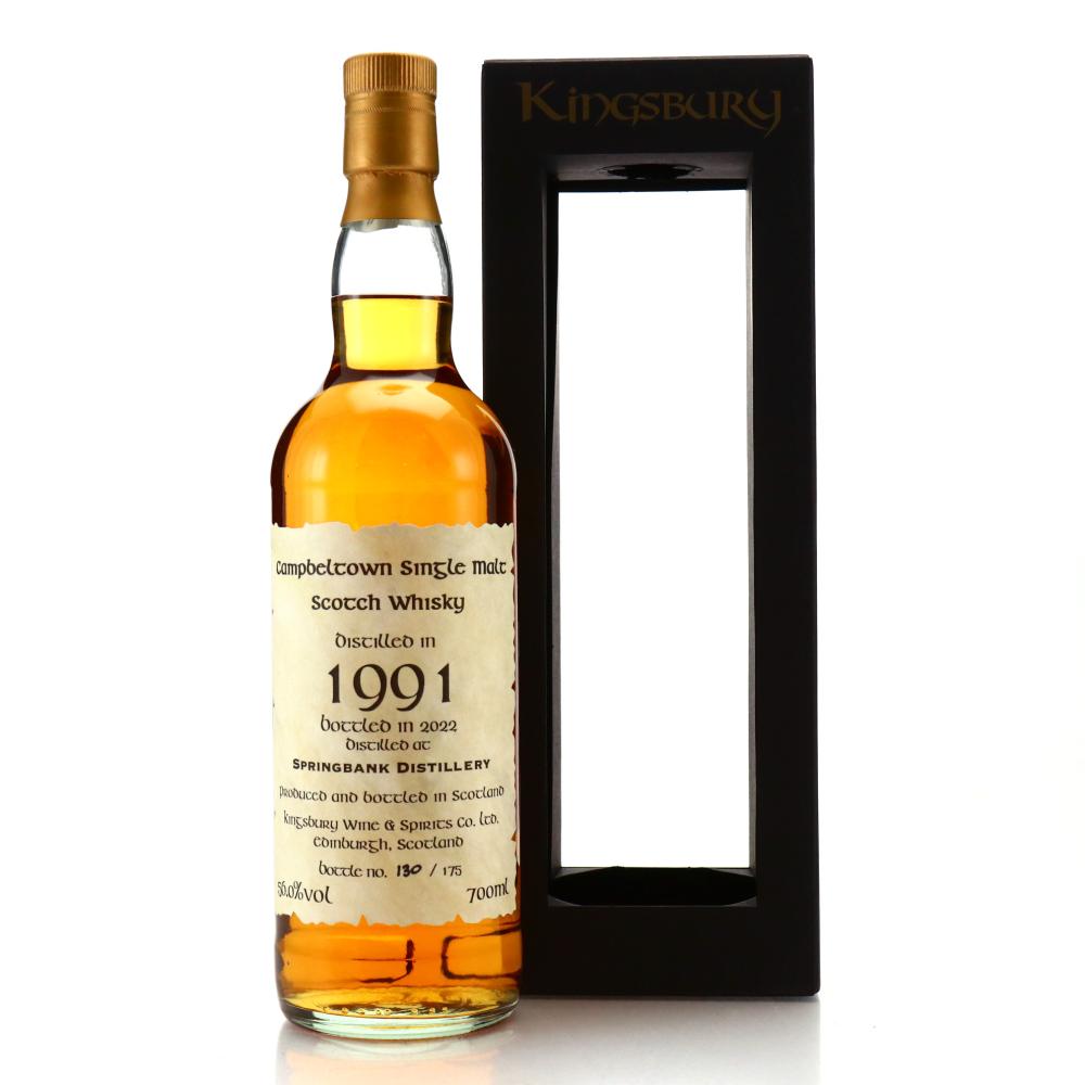Springbank 1991 Kingsbury 30 Year Old Celtic Label