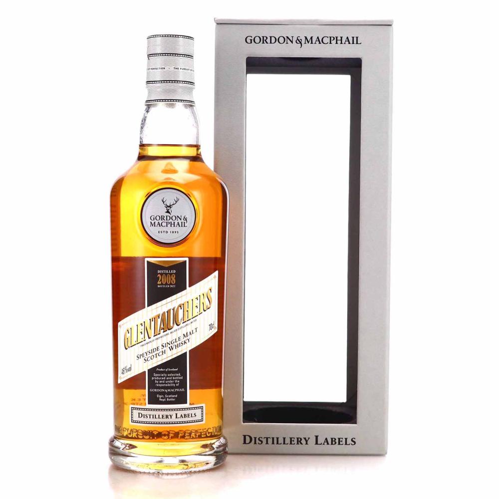Glentauchers 2008 Gordon and MacPhail Distillery Labels