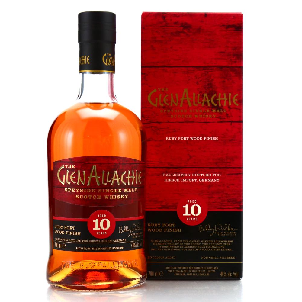 Glenallachie 10 Year Old Ruby Port Wood Finish
