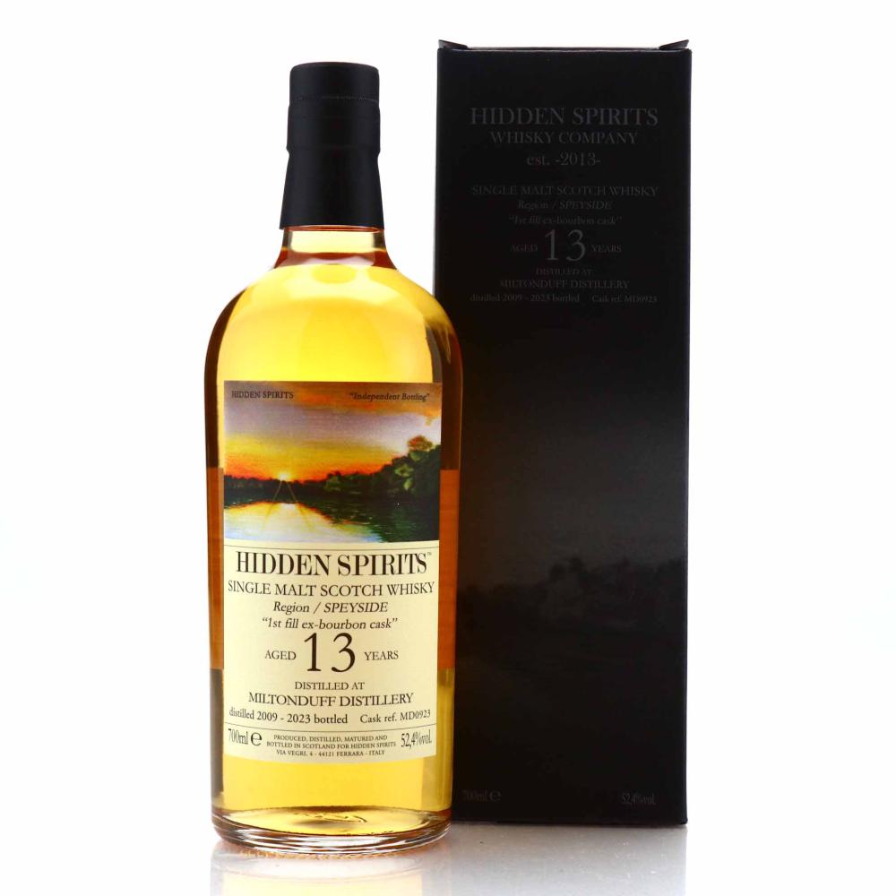 Miltonduff 2009 Hidden Spirits 13 Year Old 