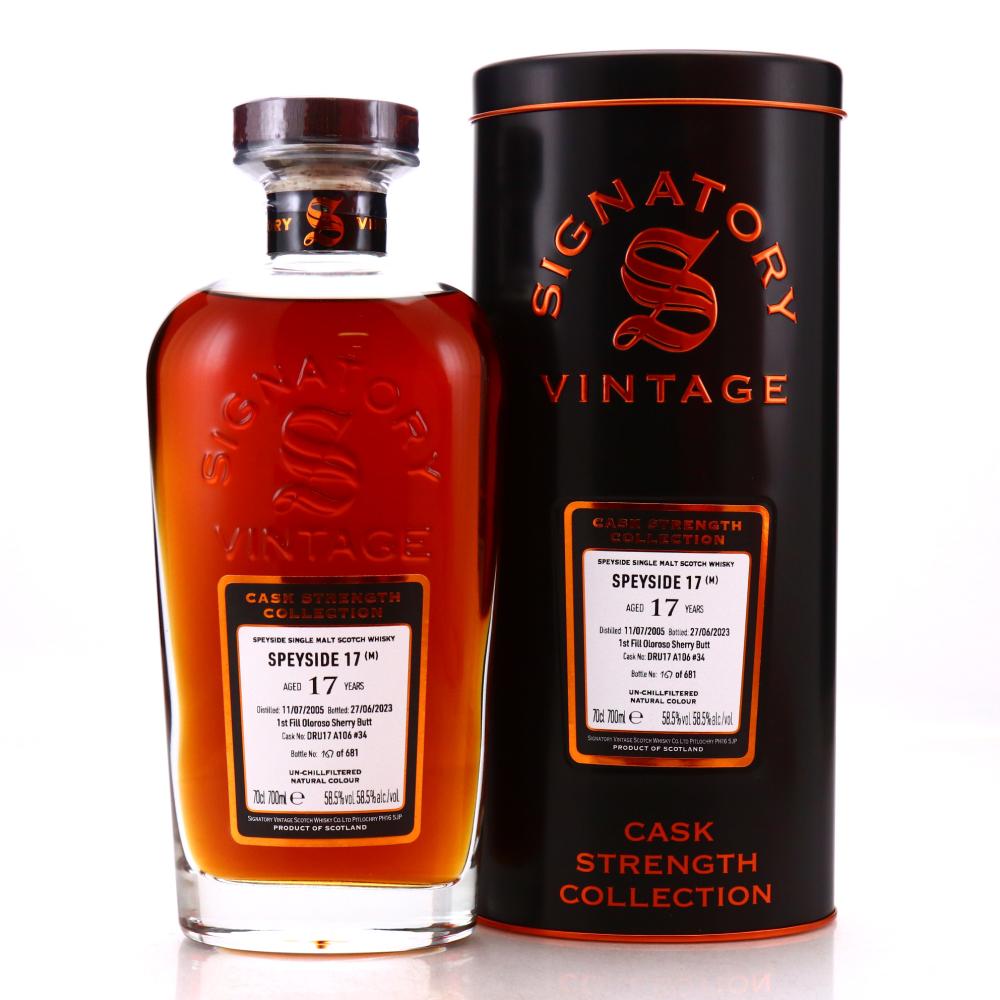Macallan 'Speyside 17' 2005 Signatory Vintage 17 Year Old Cask Strength #34