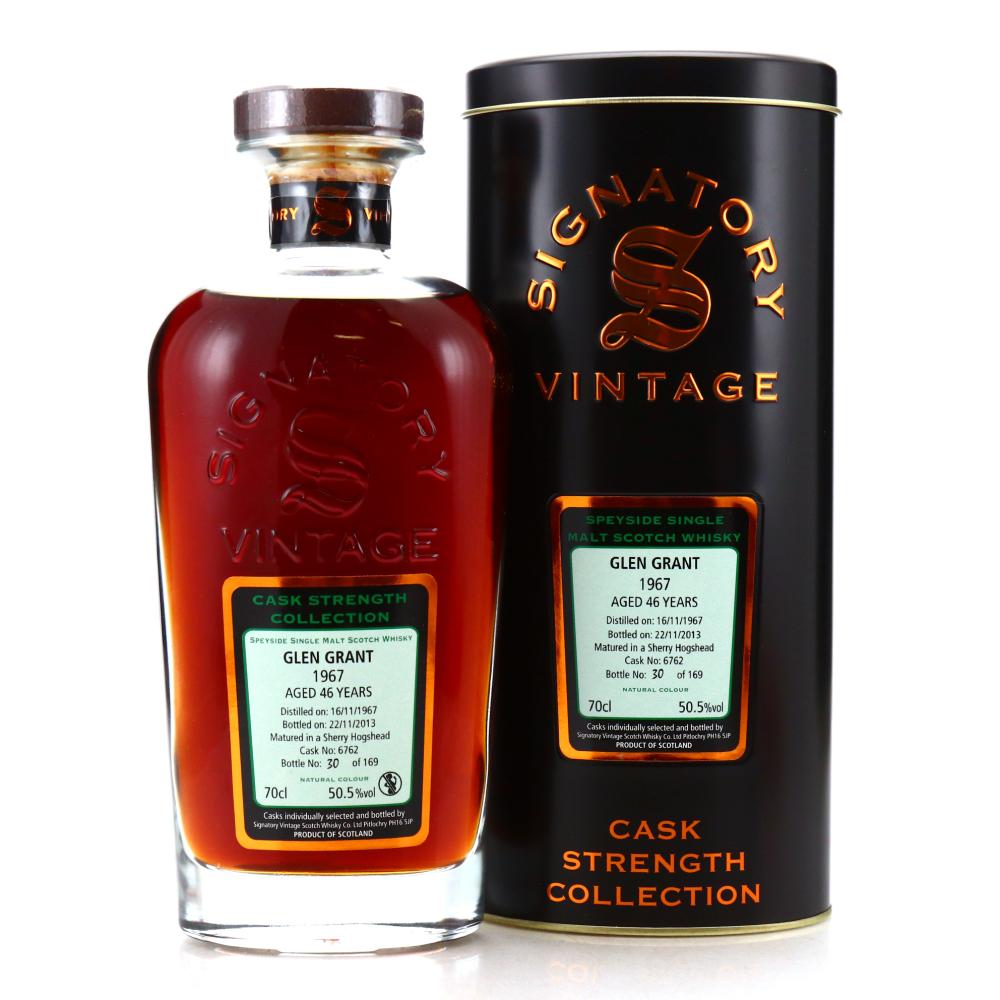 Glen Grant 1967 Signatory Vintage 46 Year Old Cask Strength