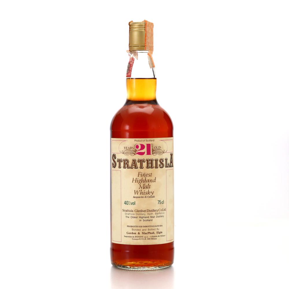 Strathisla 21 Year Old Gordon and MacPhail 1980s / Donini Import