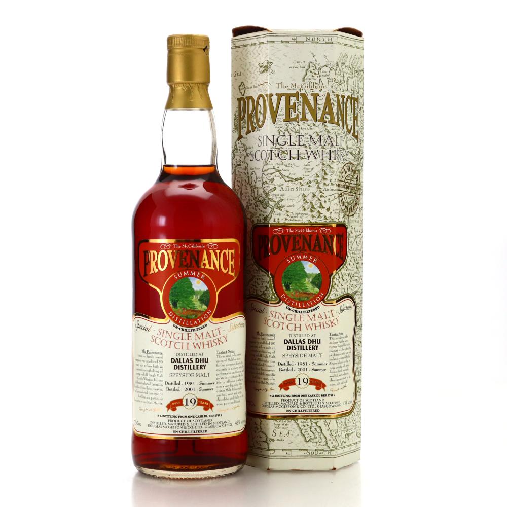 Dallas Dhu 1981 Douglas McGibbon 19 Year Old 75cl