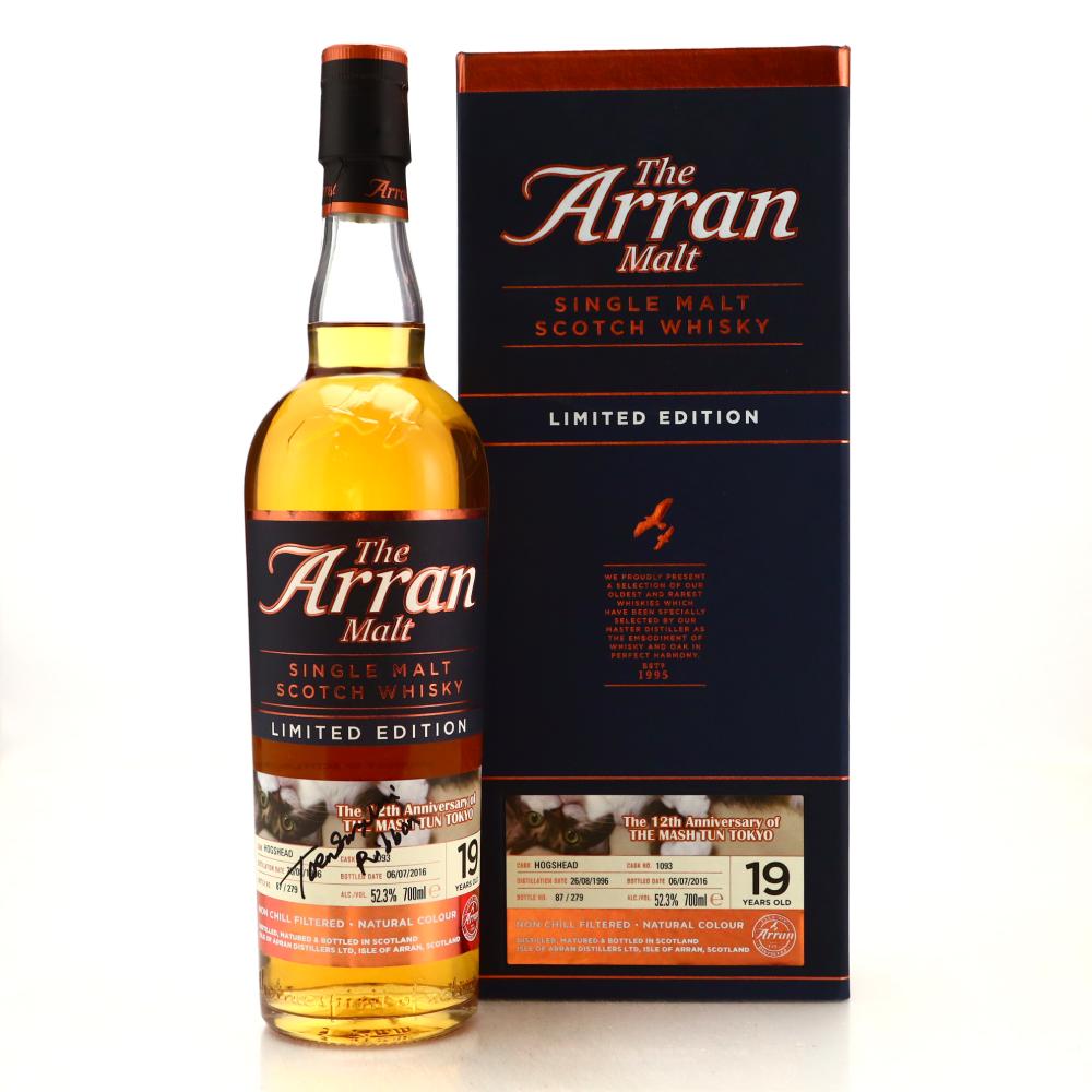 Arran 1996 Single Cask 19 Year Old #1093 / The Mash Tun 12th Anniversary - Signed
