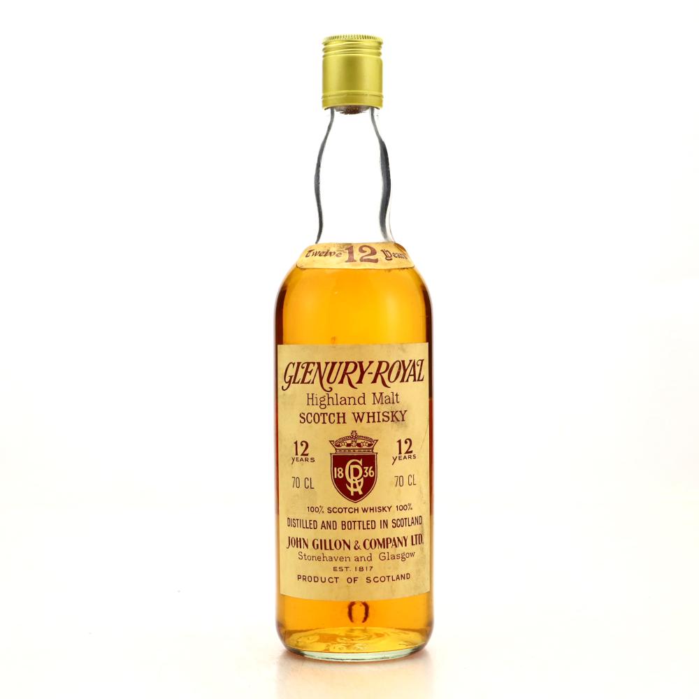 Glenury Royal 12 Year Old John Gillon 1970s / Ebert, Hainzl & Co Import