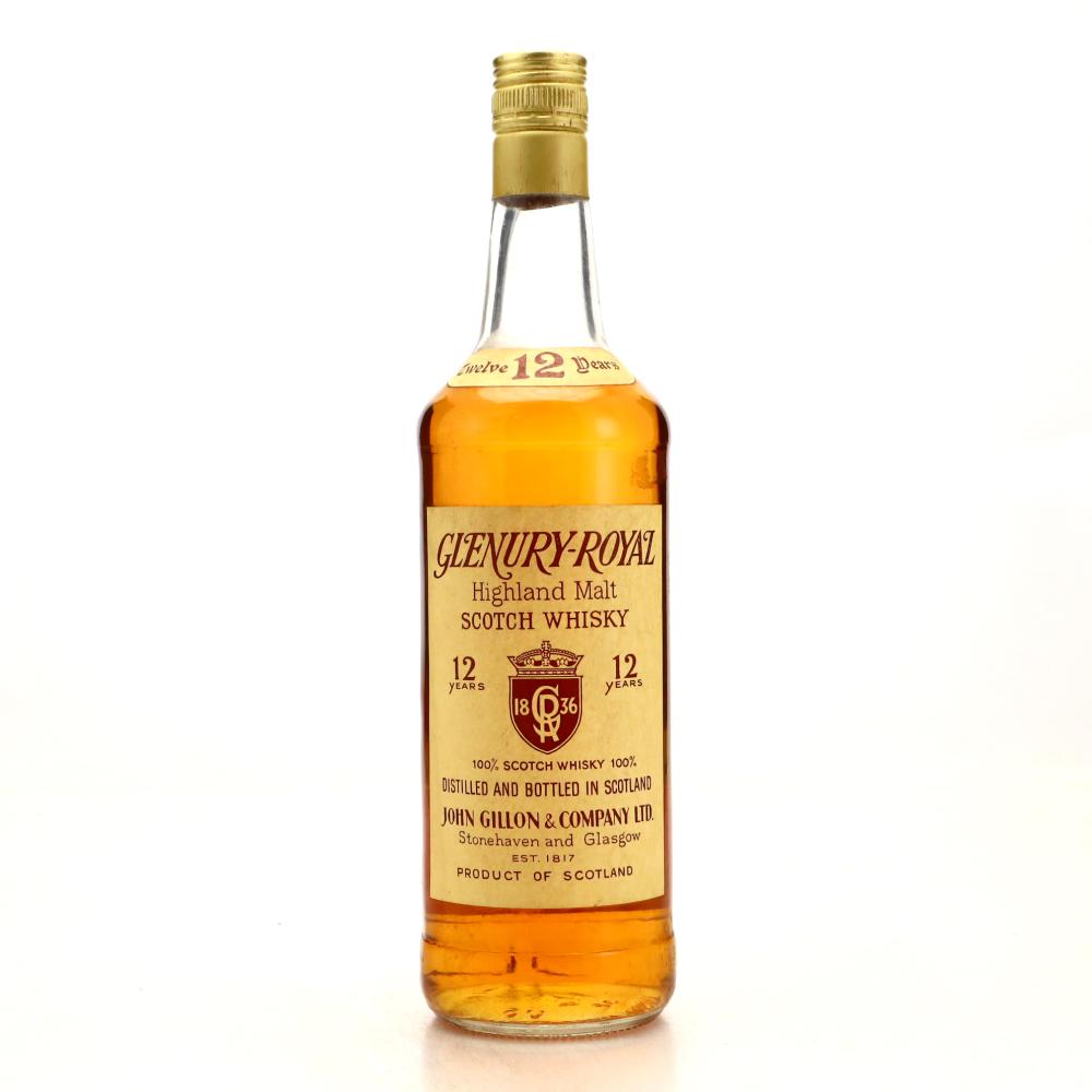 Glenury Royal 12 Year Old John Gillon 1970s / Banneke Import