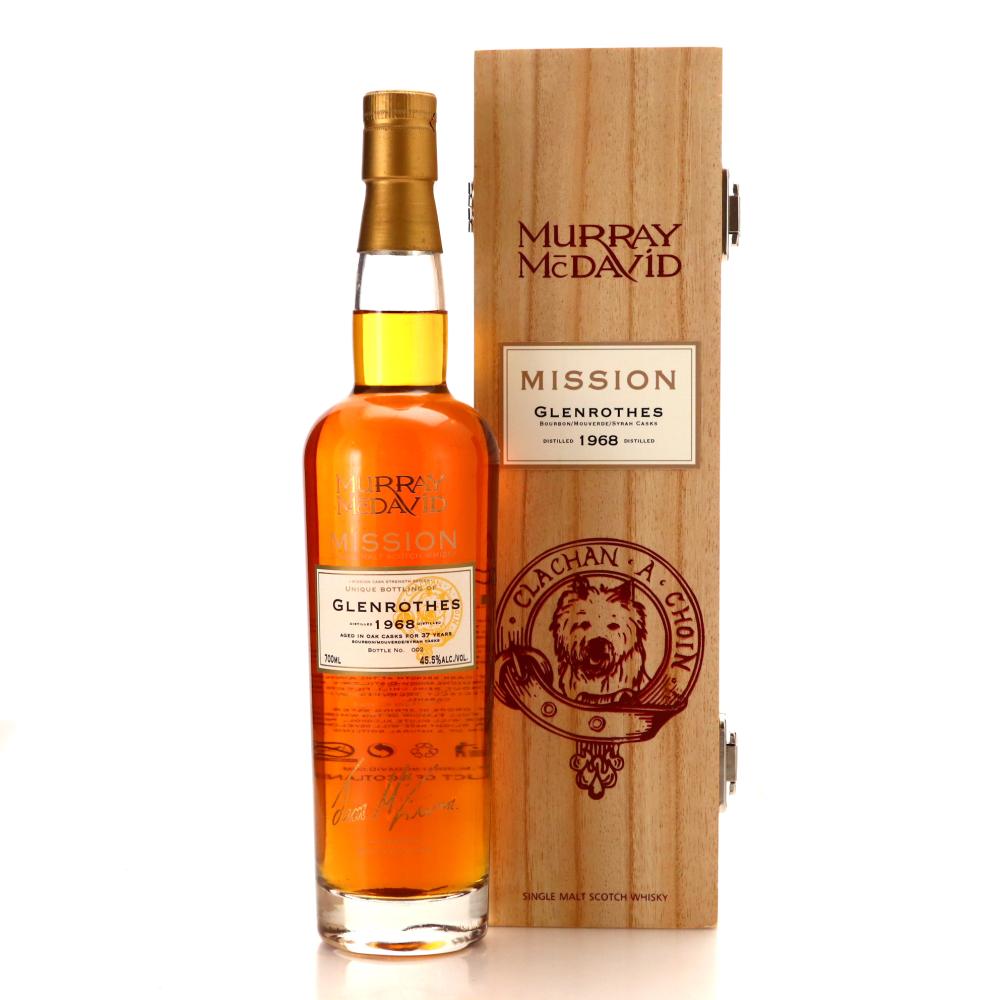 Glenrothes 1968 Murray McDavid 37 Year Old Mission Cask Strength