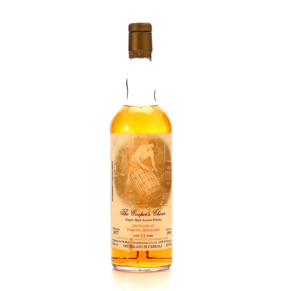 Tomatin 1977 Cooper's Choice 21 Year Old / VA.MA Import