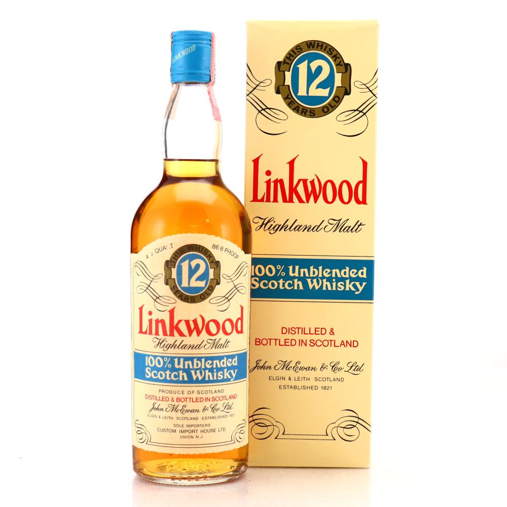 Linkwood 12 Year Old John McEwan 1970s / Custom Import House, US