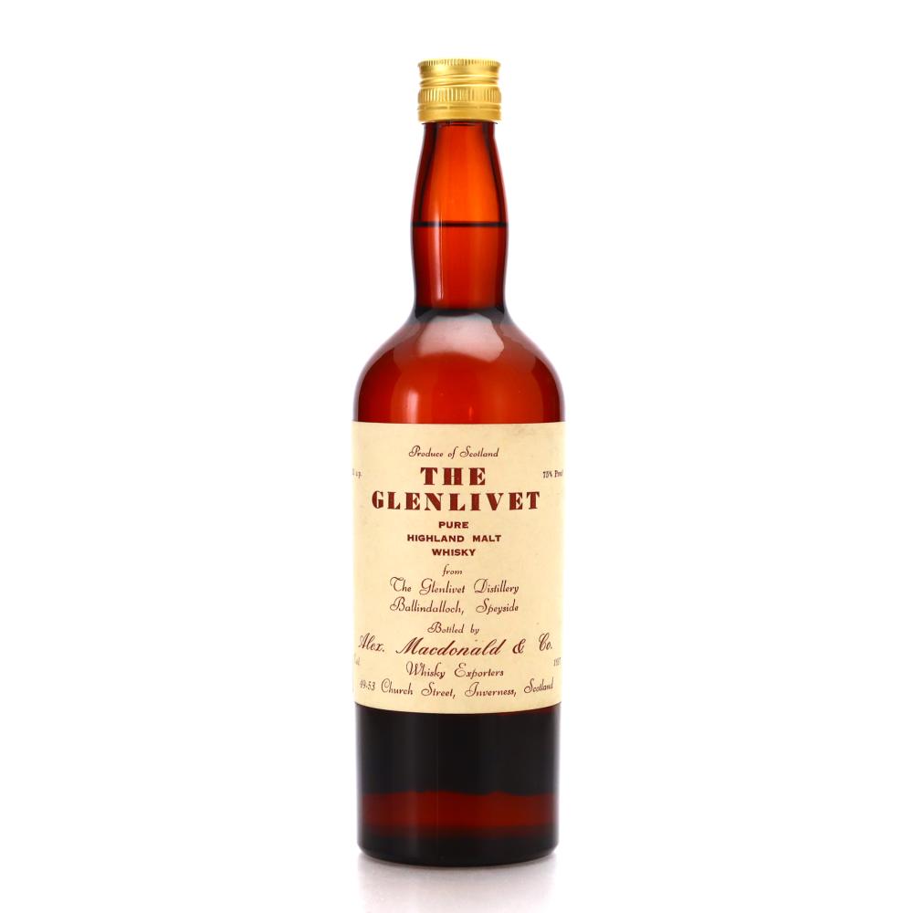 Glenlivet Alex Macdonald & Co circa 1960s