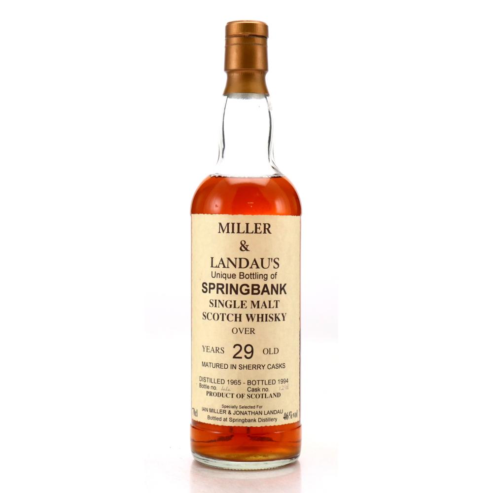 Springbank 1965 Miller & Landau's 29 Year Old