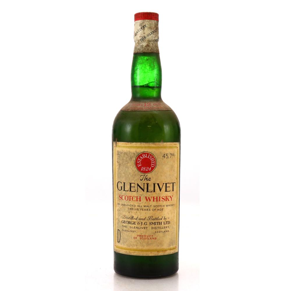 Glenlivet 12 Year Old 1960s-70s / French Import