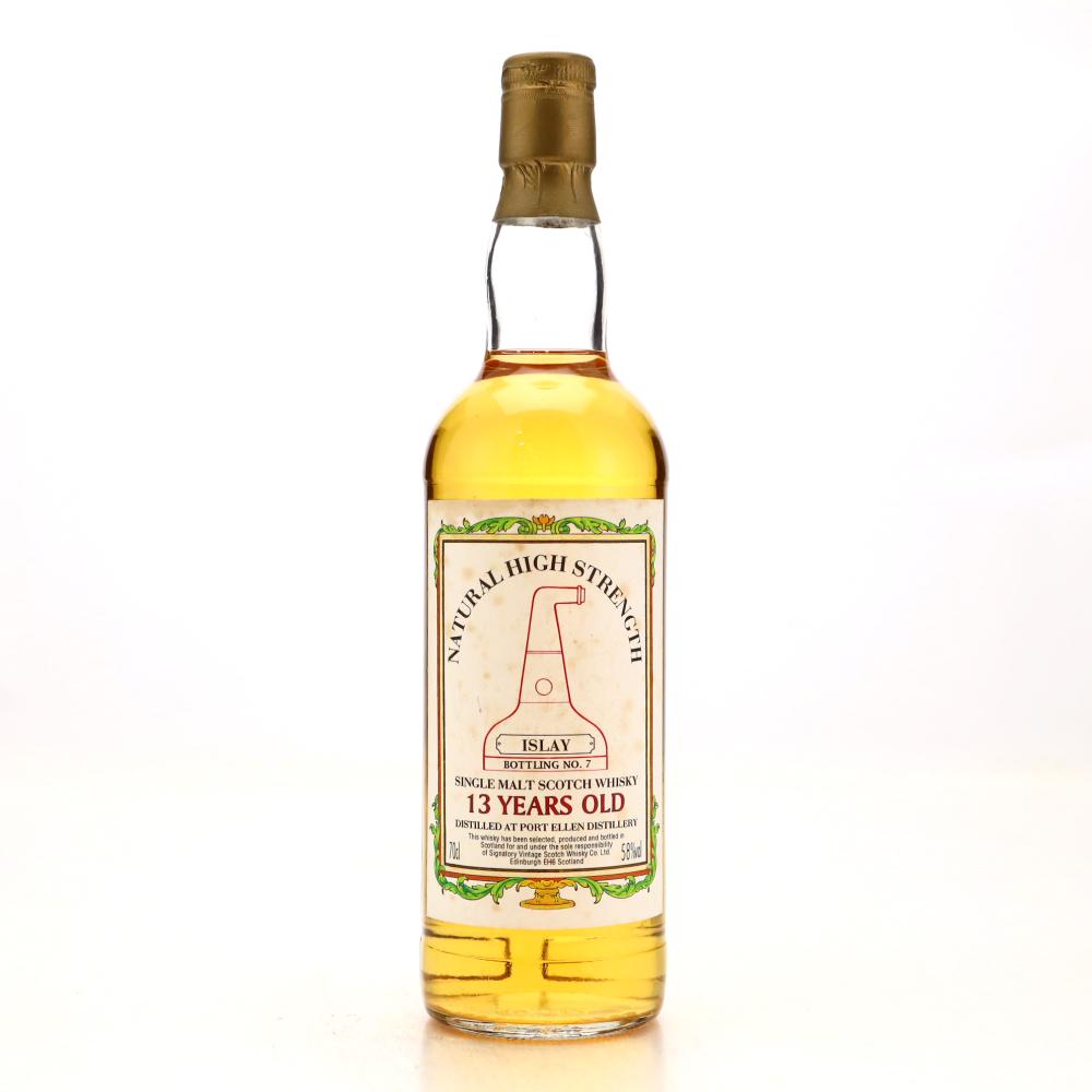 Port Ellen 13 Year Old Signatory Vintage Natural High Strength / Islay Bottling No.7