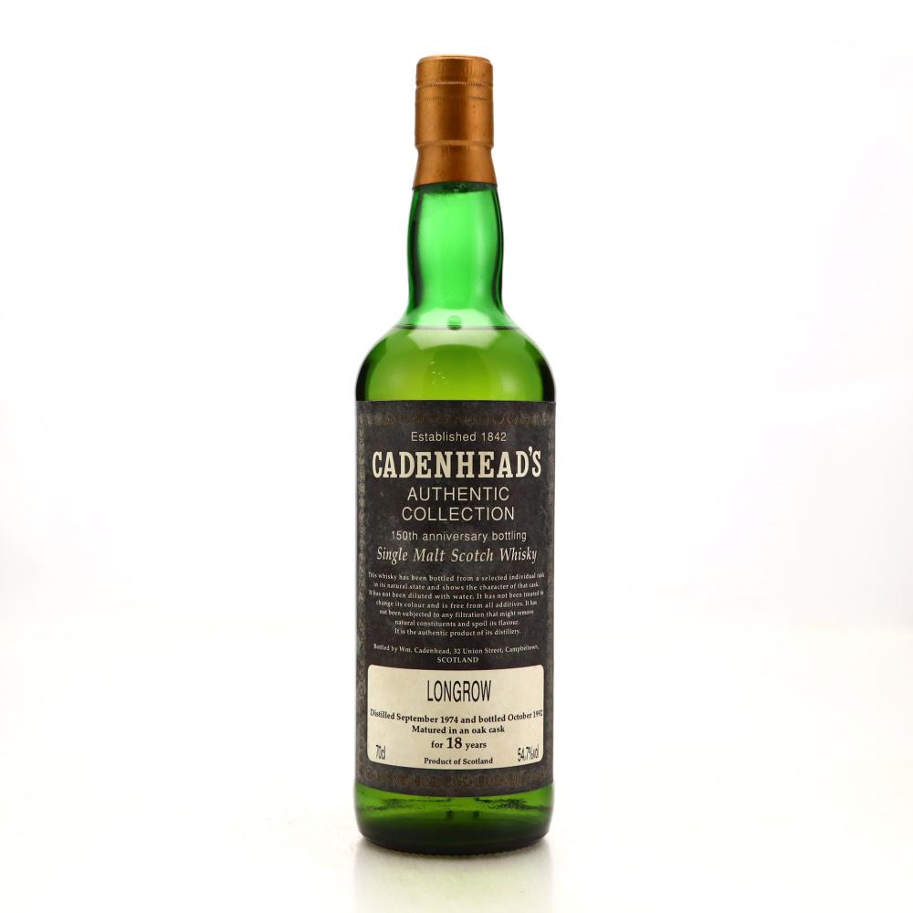 Longrow 1974 Cadenhead's 18 Year Old / 150th Anniversary