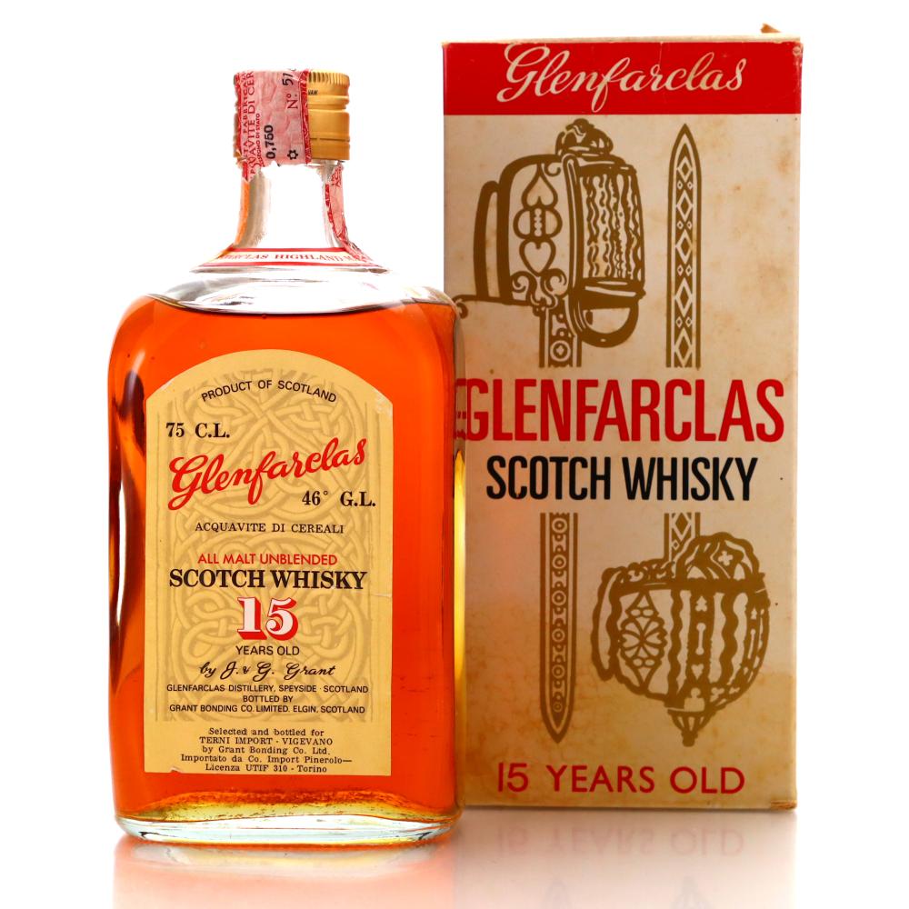 Glenfarclas 15 Year Old Grant Bonding Co 1970s / Terni Import
