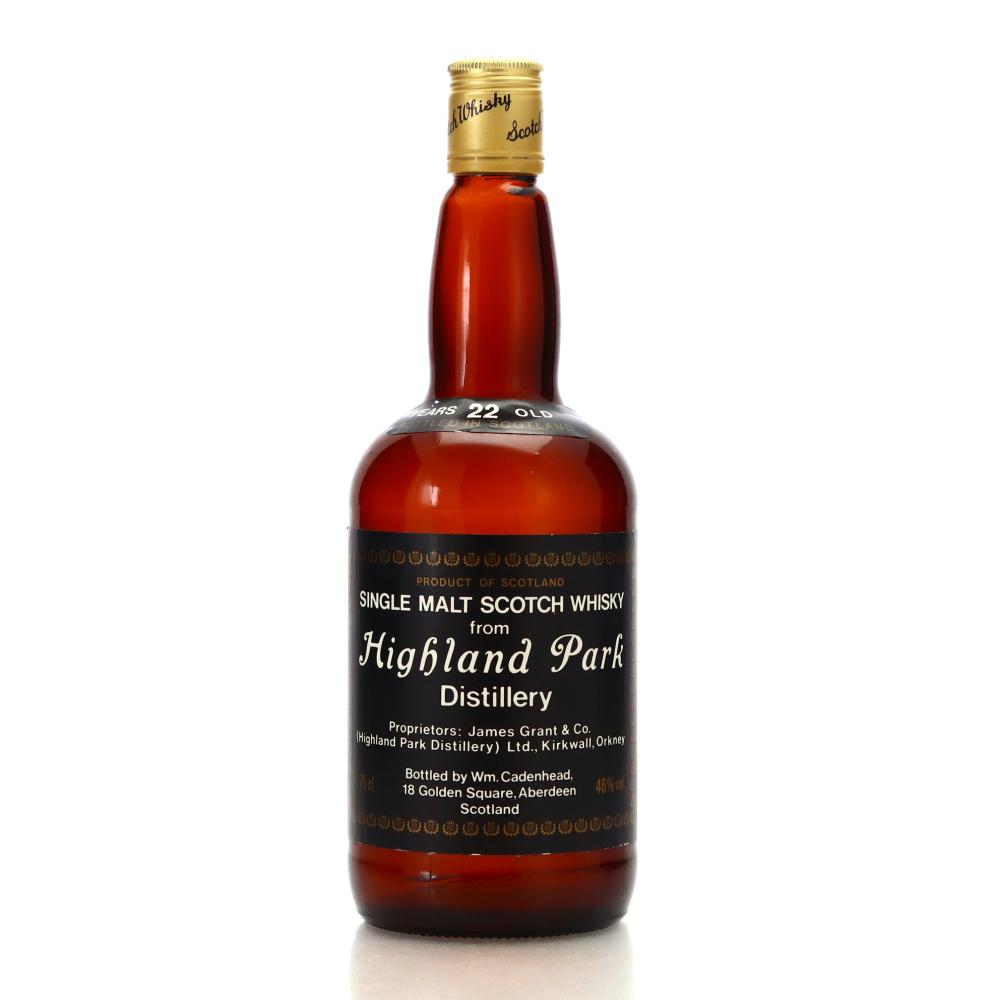 Highland Park 22 Year Old Cadenhead's 1980s