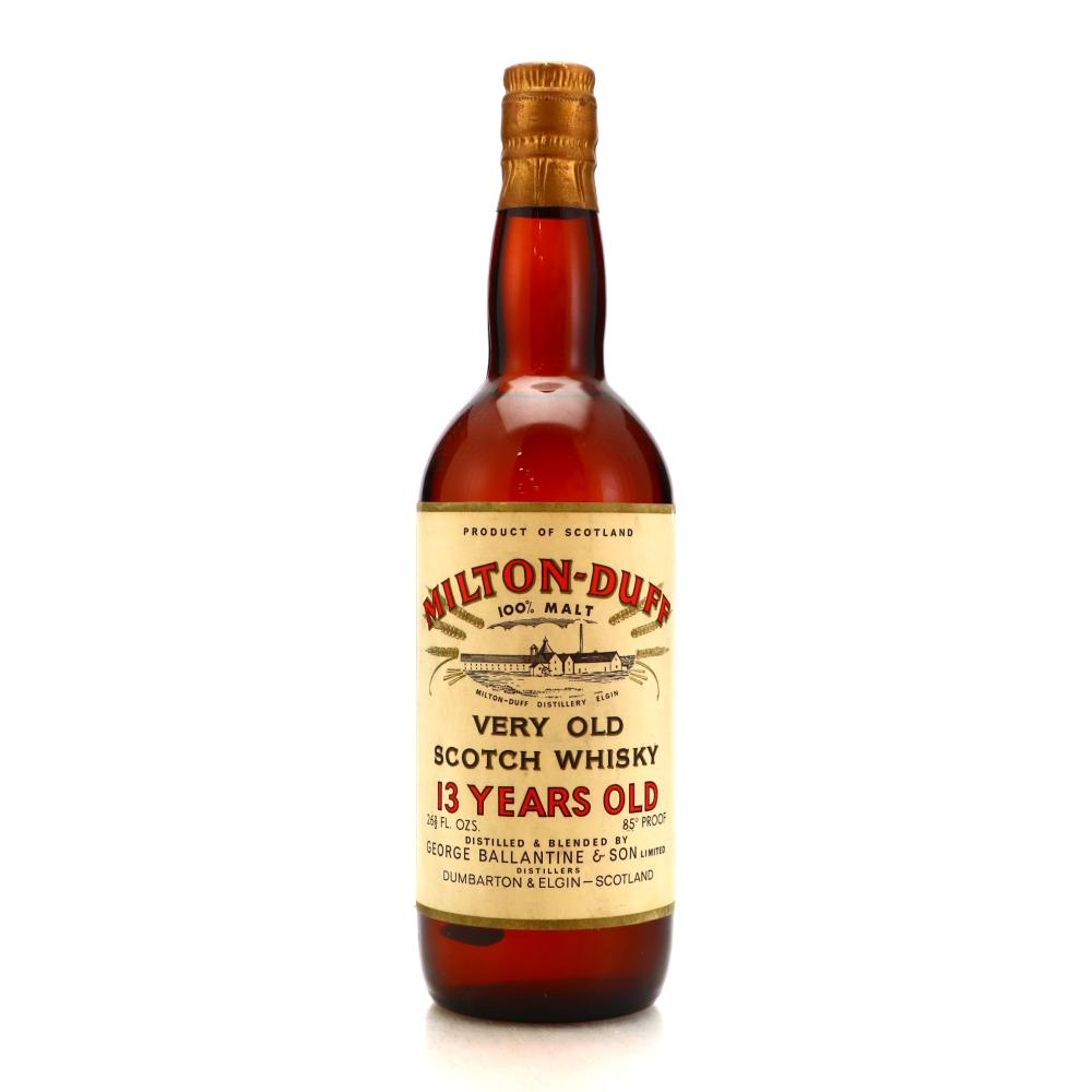 Miltonduff 13 Year Old 85 Proof 1960s