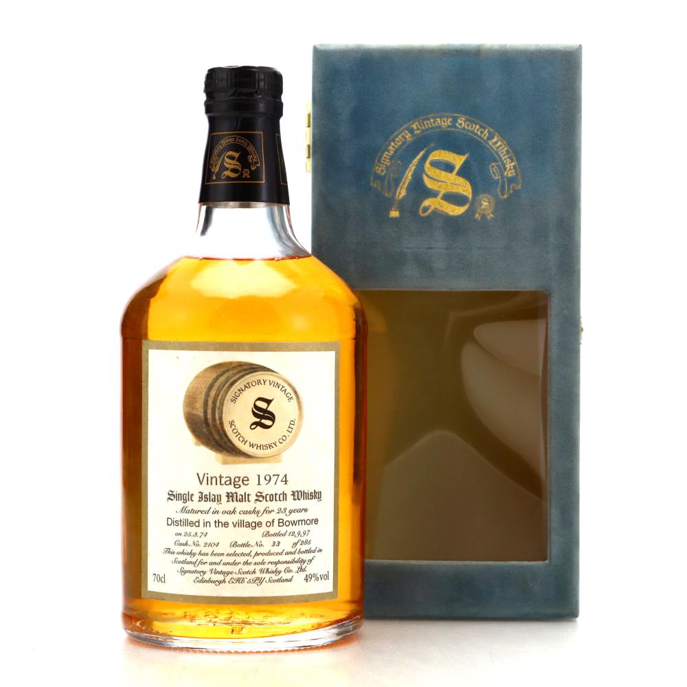 Bowmore 1974 Signatory Vintage 23 Year Old