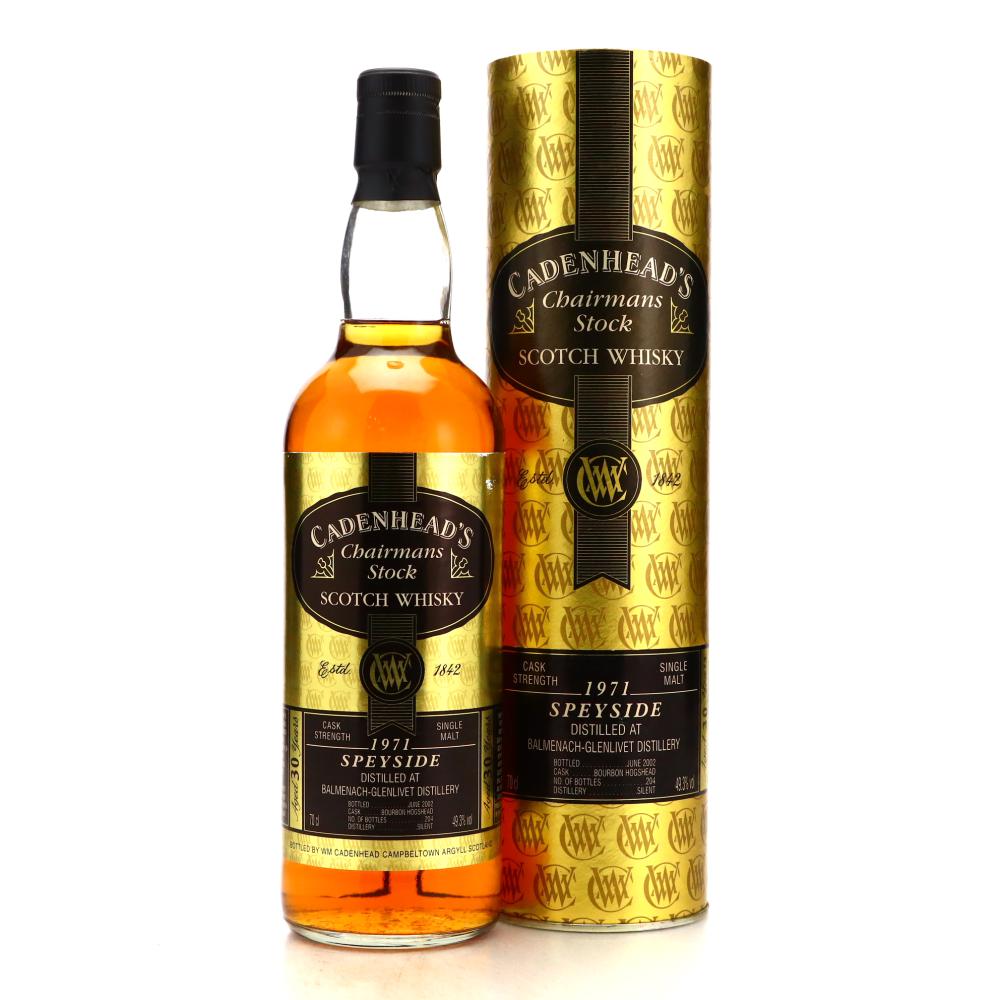 Balmenach 1971 Cadenhead's 30 Year Old Chairman's Stock