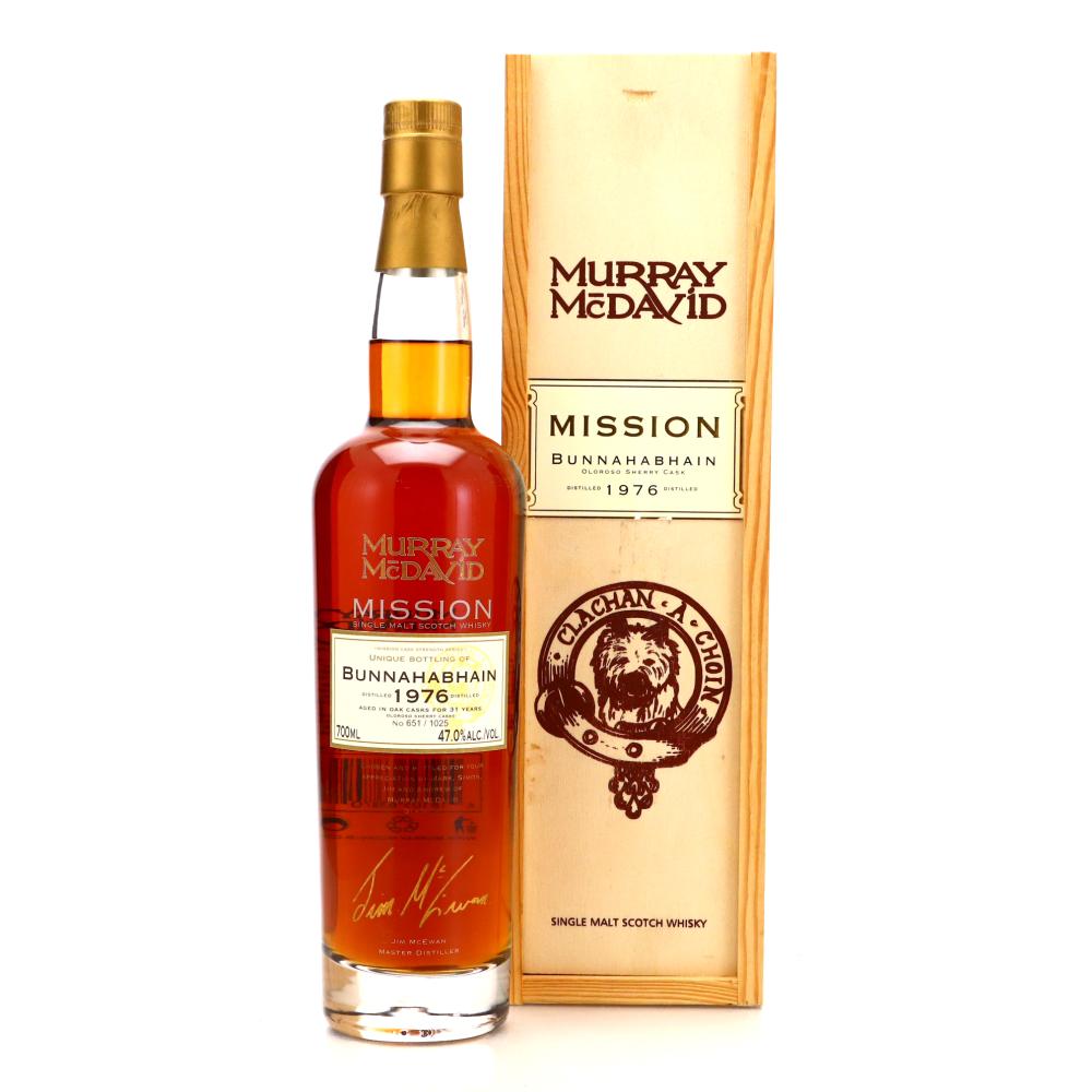 Bunnahabhain 1976 Murray McDavid 31 Year Old Mission Cask Strength