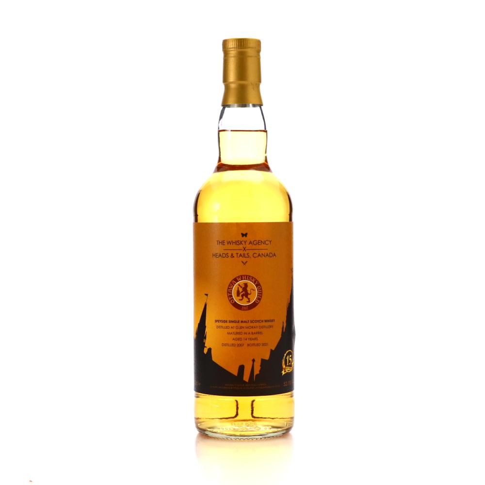 Glen Moray 2007 Whisky Agency 14 Year Old / Heads & Tails, Canada