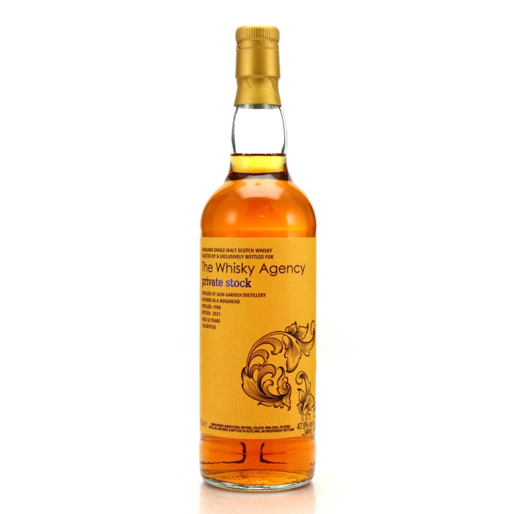 Glen Garioch 1988 Whisky Agency 32 Year Old
