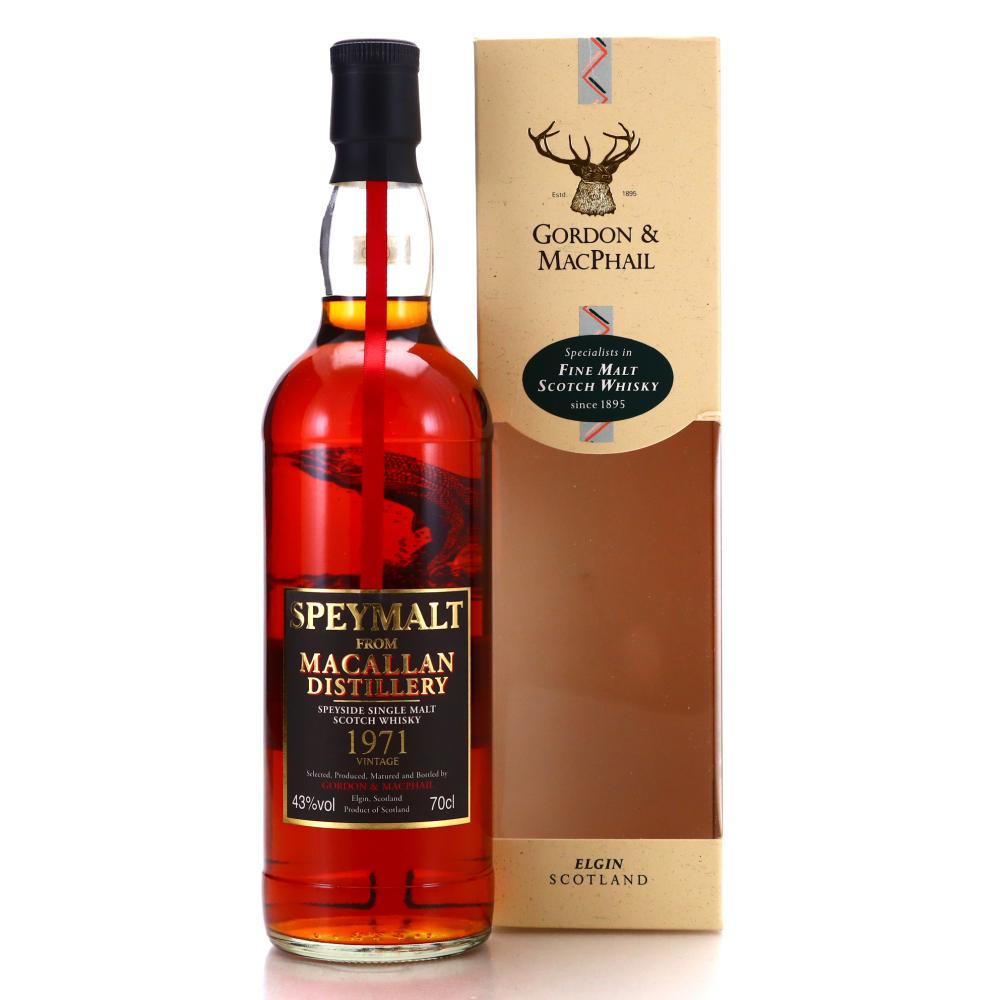 Macallan 1971 Gordon and MacPhail Speymalt bottled 2010
