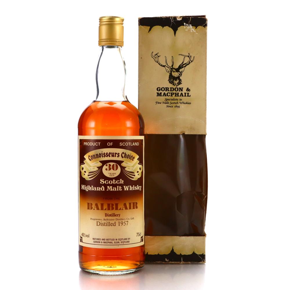 Balblair 1957 Gordon and MacPhail 30 Year Old