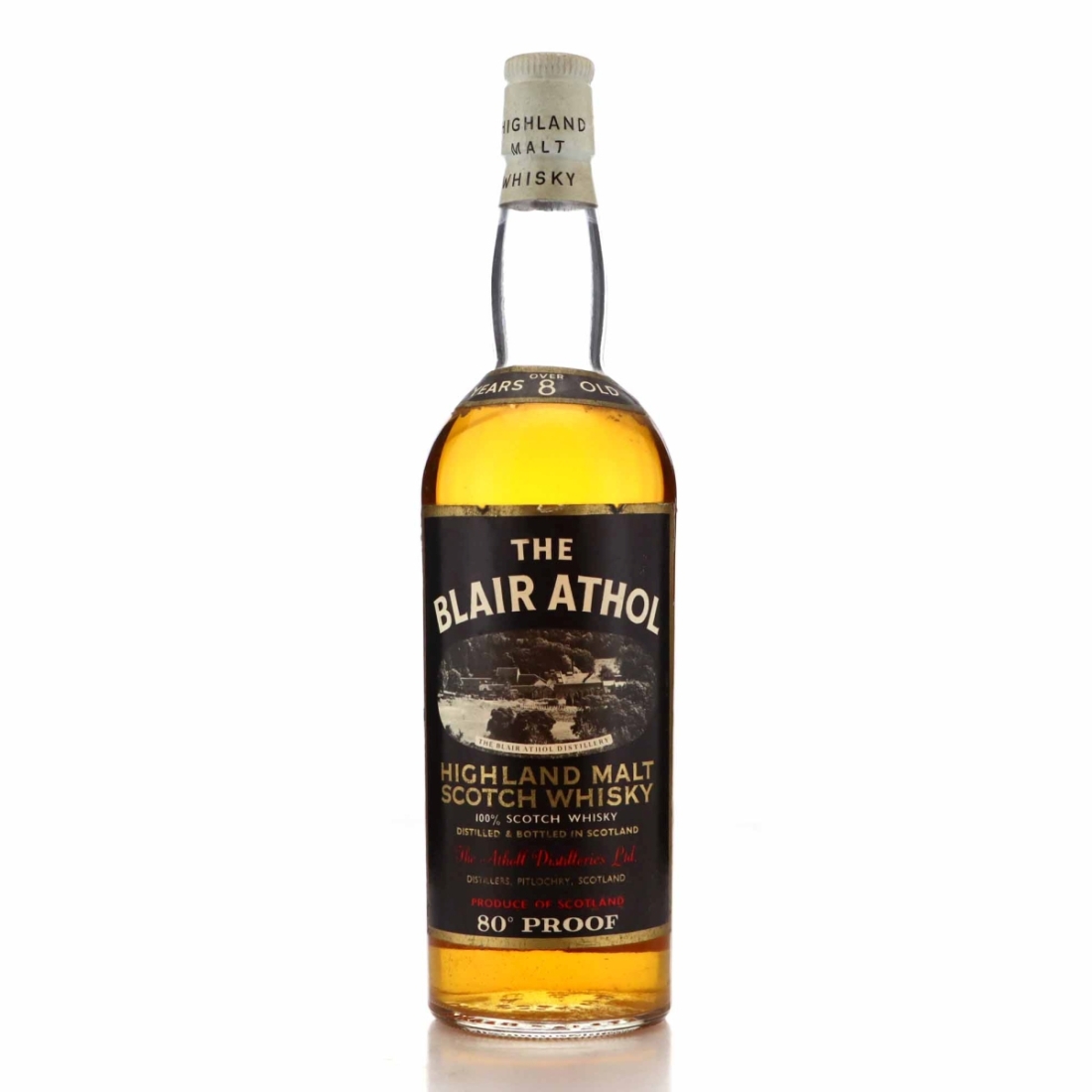 Blair Athol 8 Year Old 80 Proof 1970s