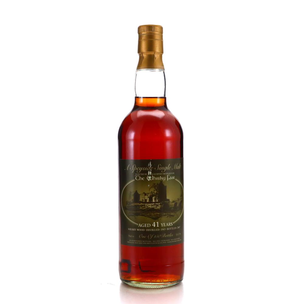 Speyside Single Malt 1965 The Whisky Fair 41 Year Old