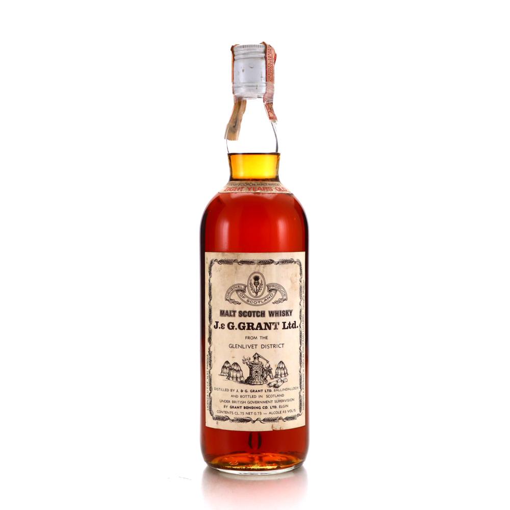 Glenfarclas 'J&G Grant' 8 Year Old Grant Bonding Co 1970s / Girolamo Luxardo Import