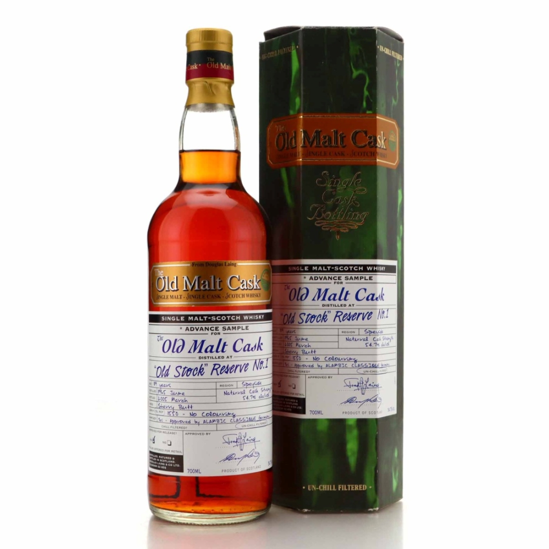 Speyside 1965 Douglas Laing 39 Year Old Cask Strength / Alambic Classique